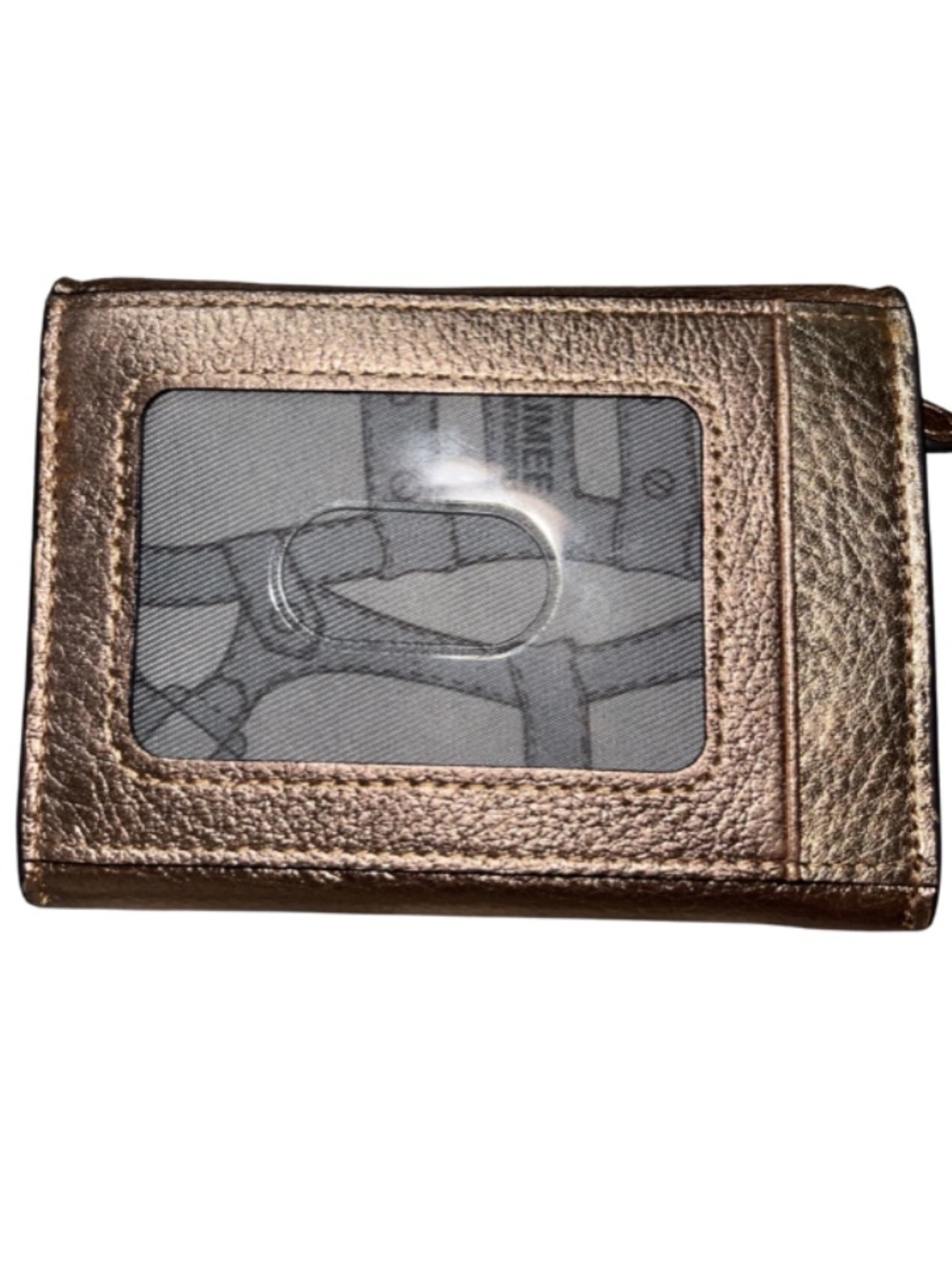 Aimee Kestenberg Madrid Pebbled Leather French Wallet – Bronze - Picture 9 of 10